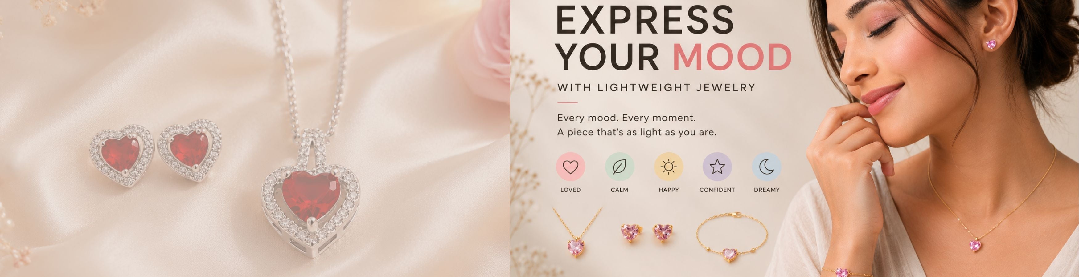 Express Your Mood with Lightweight Jewelry