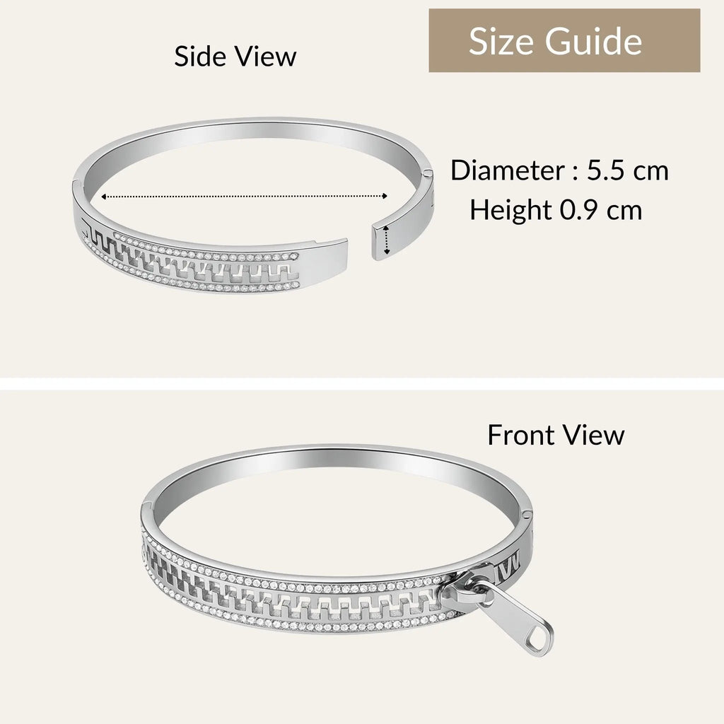 Luxe Zipper Bangle N3VO