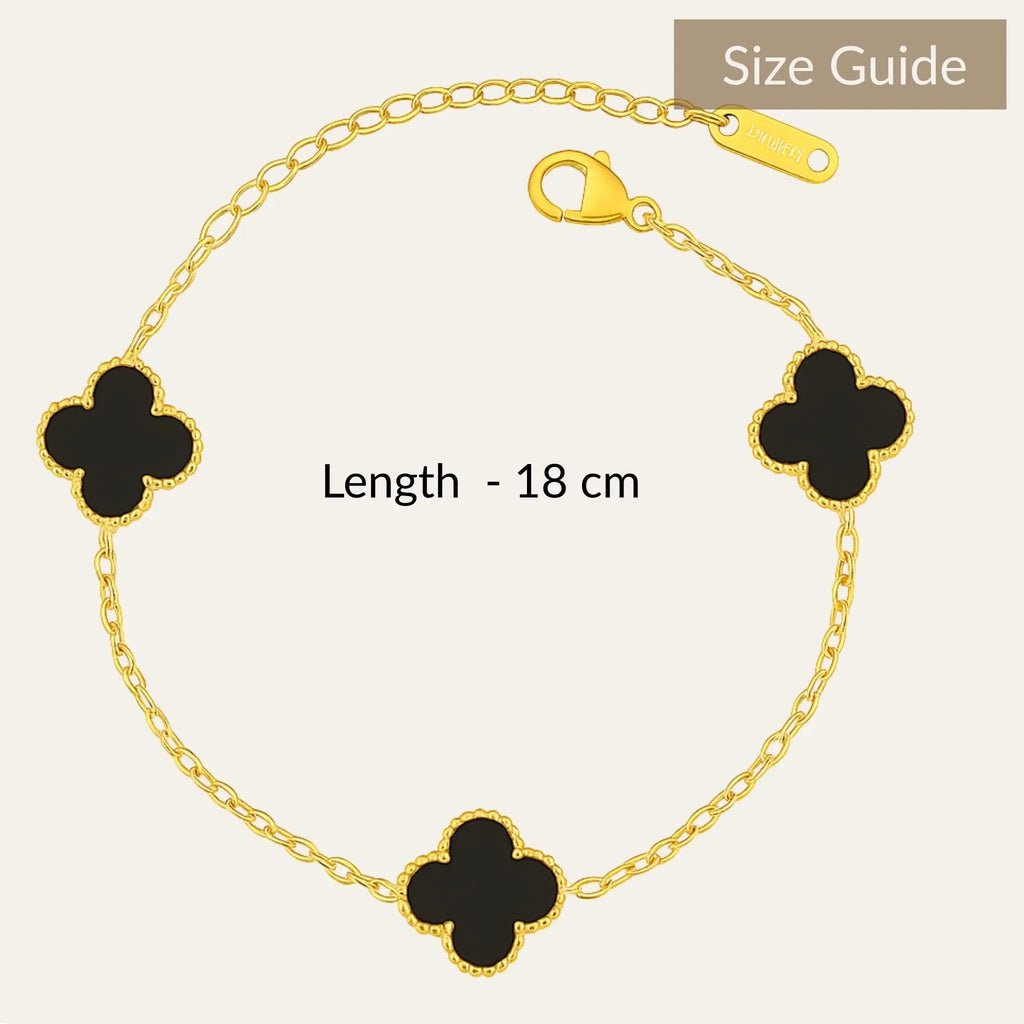 Noir Clover Bracelet N3VO