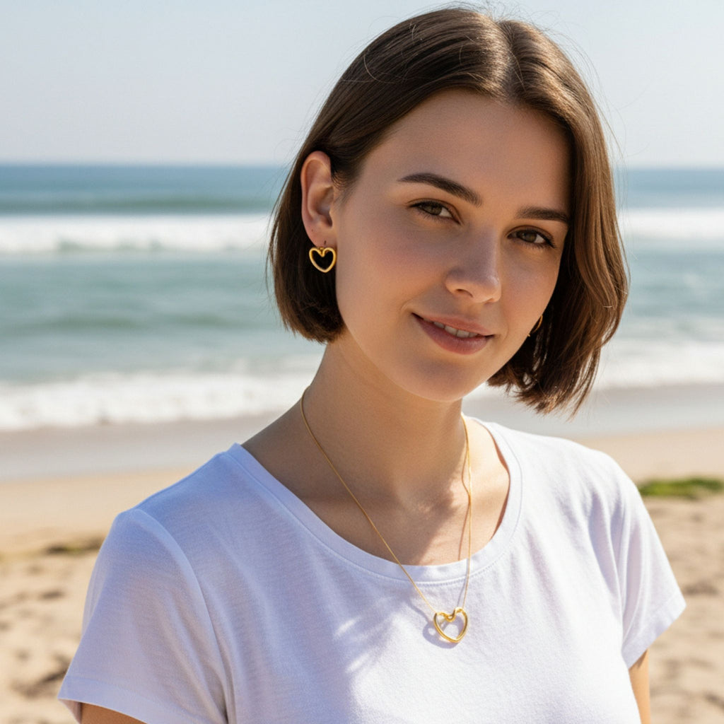 Aura Heart Jewelry Set