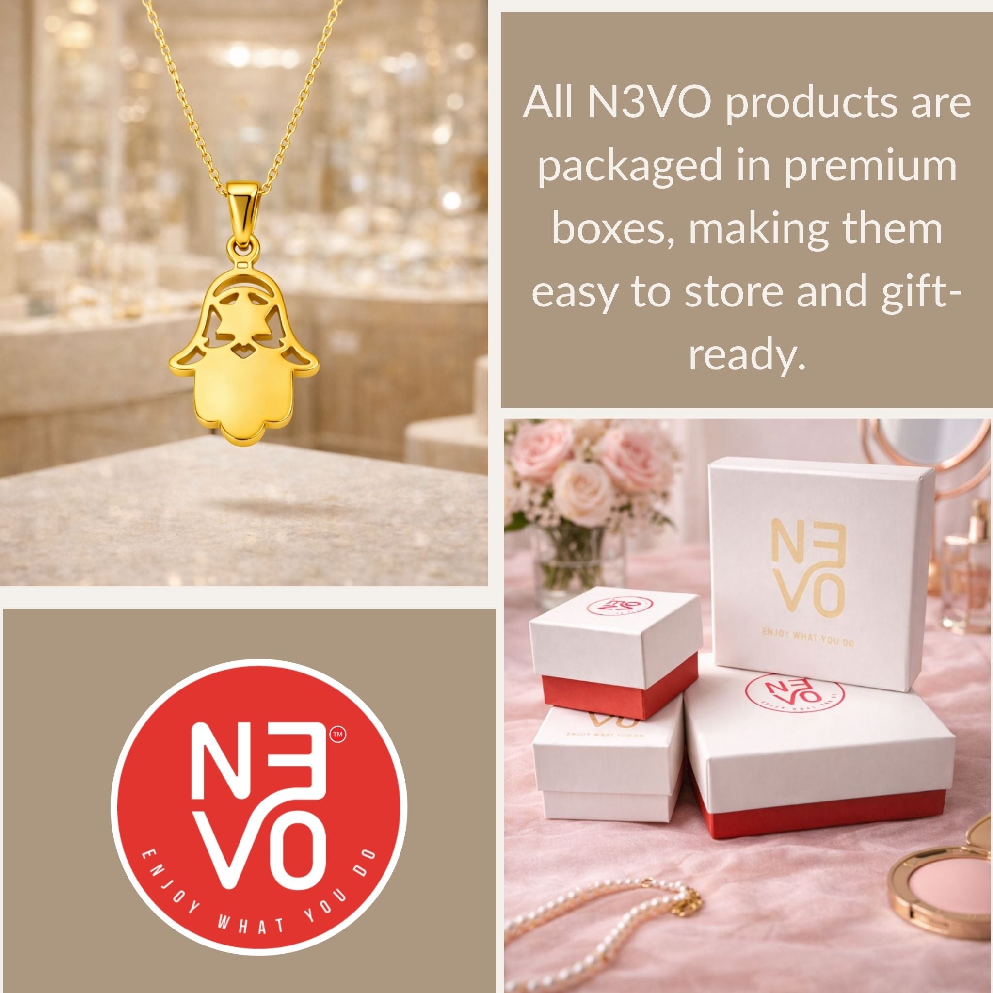 Mystic Hamsa Necklace