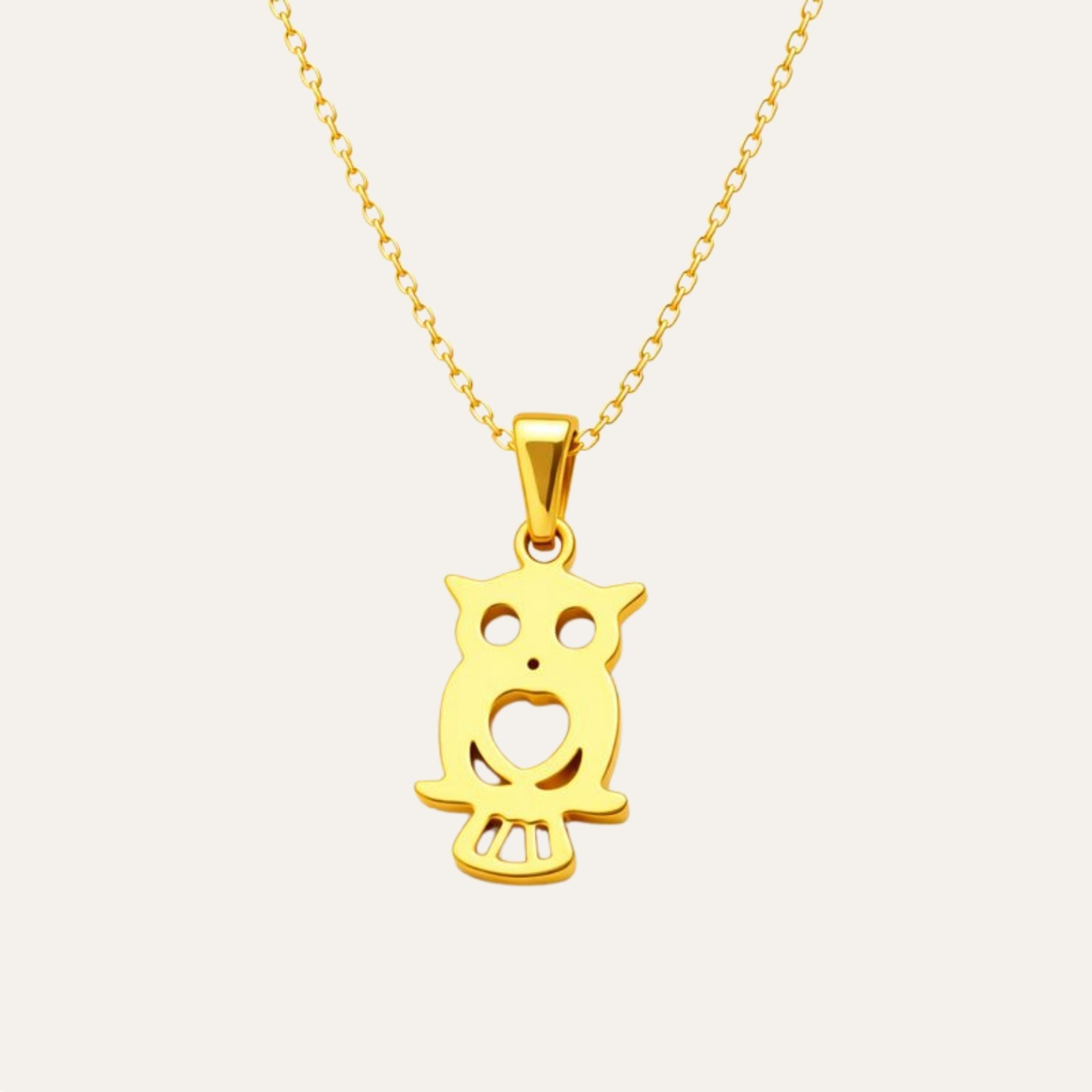 Golden Owl Necklace