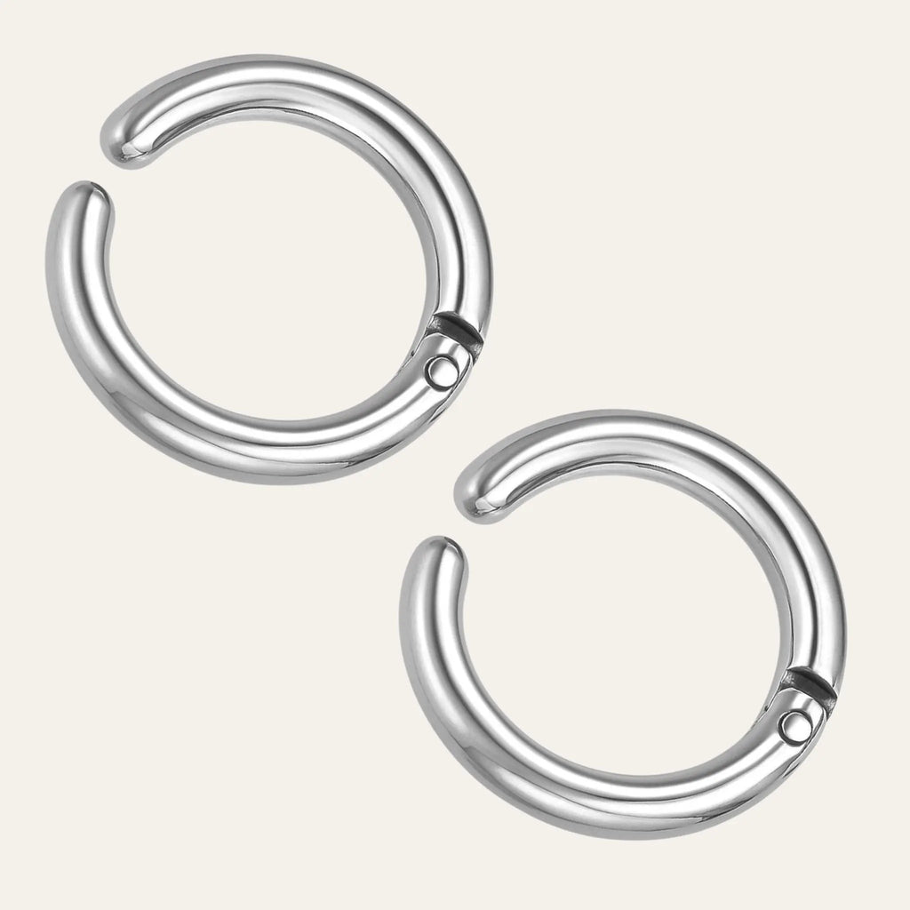 Silver Sleek Hoop N3VO