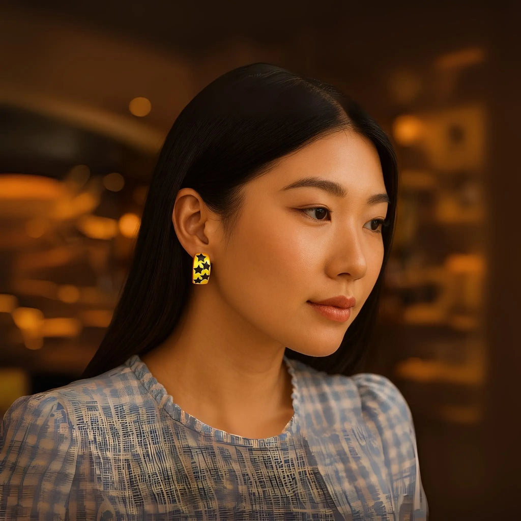 Stellar Noir Hoops N3VO