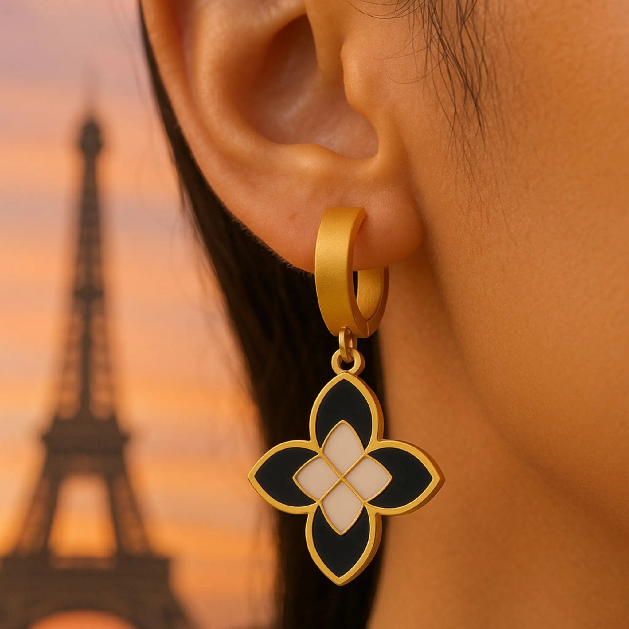 Noir Bloom Hoops N3VO