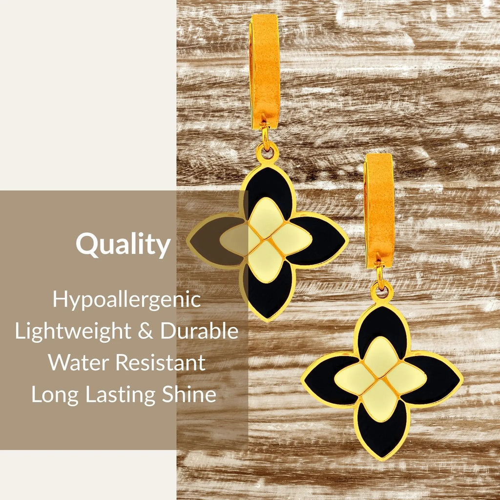 Noir Bloom Hoops N3VO