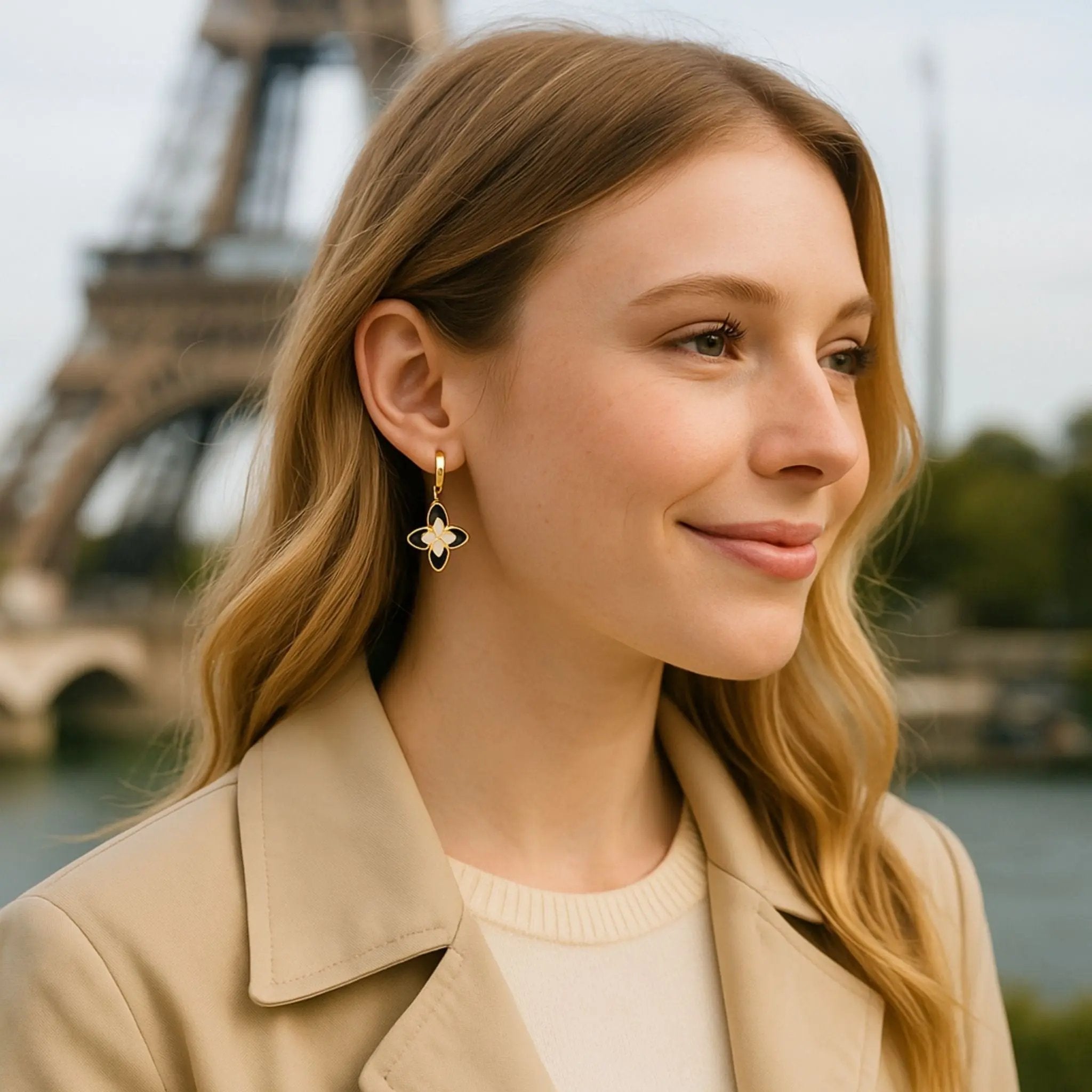 Noir Bloom Hoops N3VO