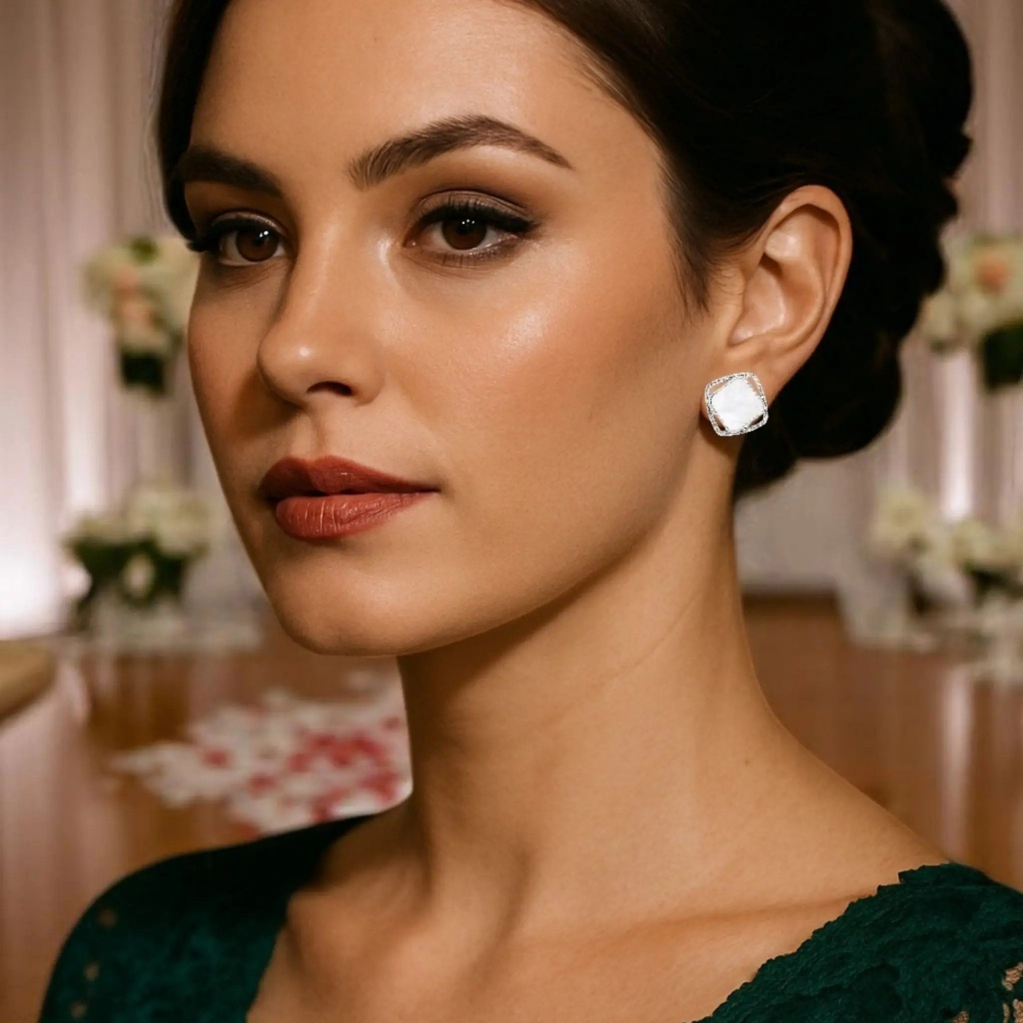 Luxe Pavé Studs N3VO