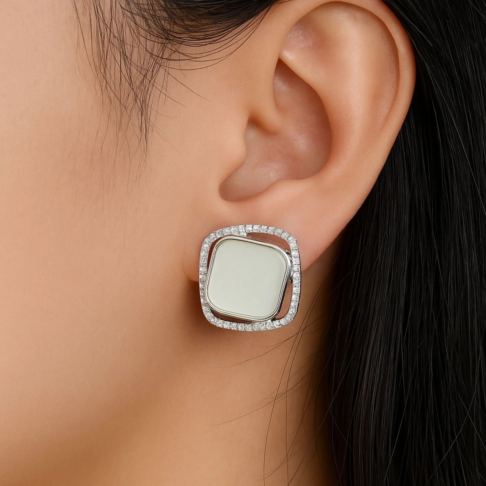 Luxe Pavé Studs N3VO