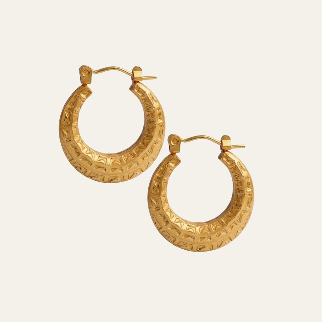 Gilded Mirage Hoops N3VO