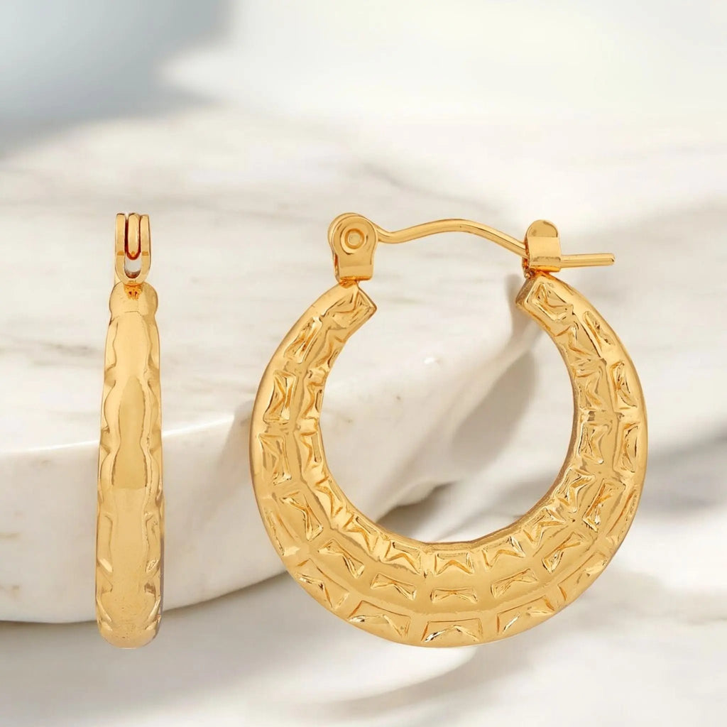 Gilded Mirage Hoops N3VO