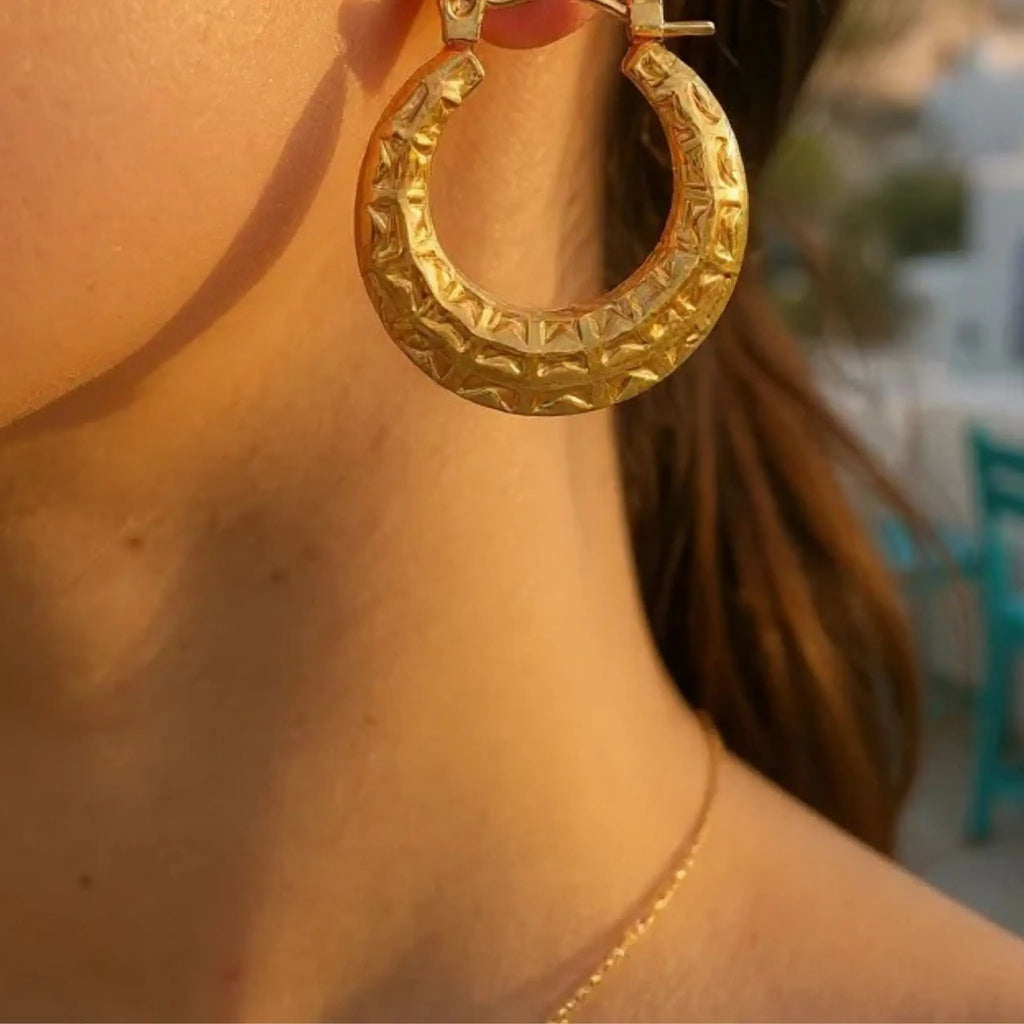 Gilded Mirage Hoops N3VO