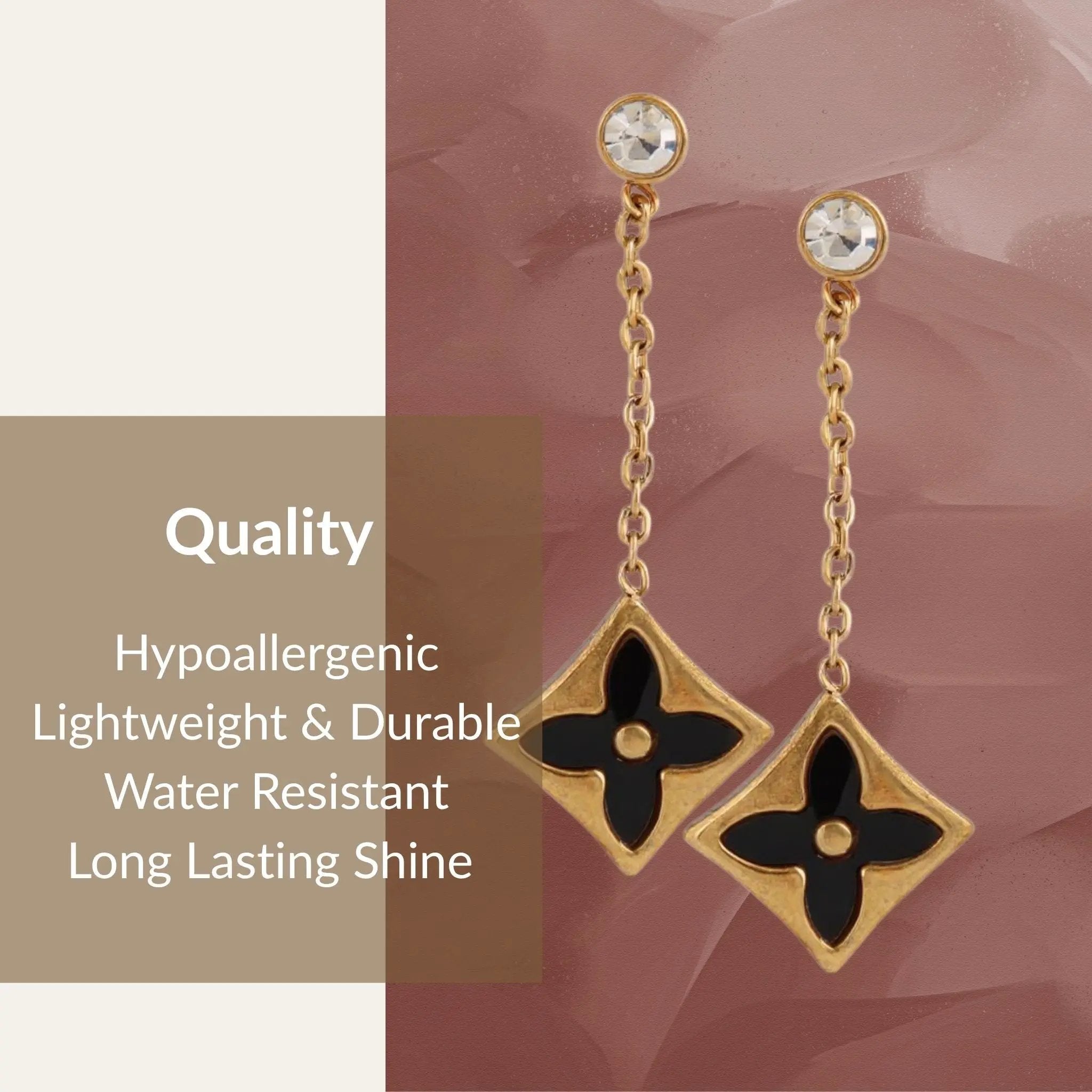 Noir Luxe Danglers N3VO