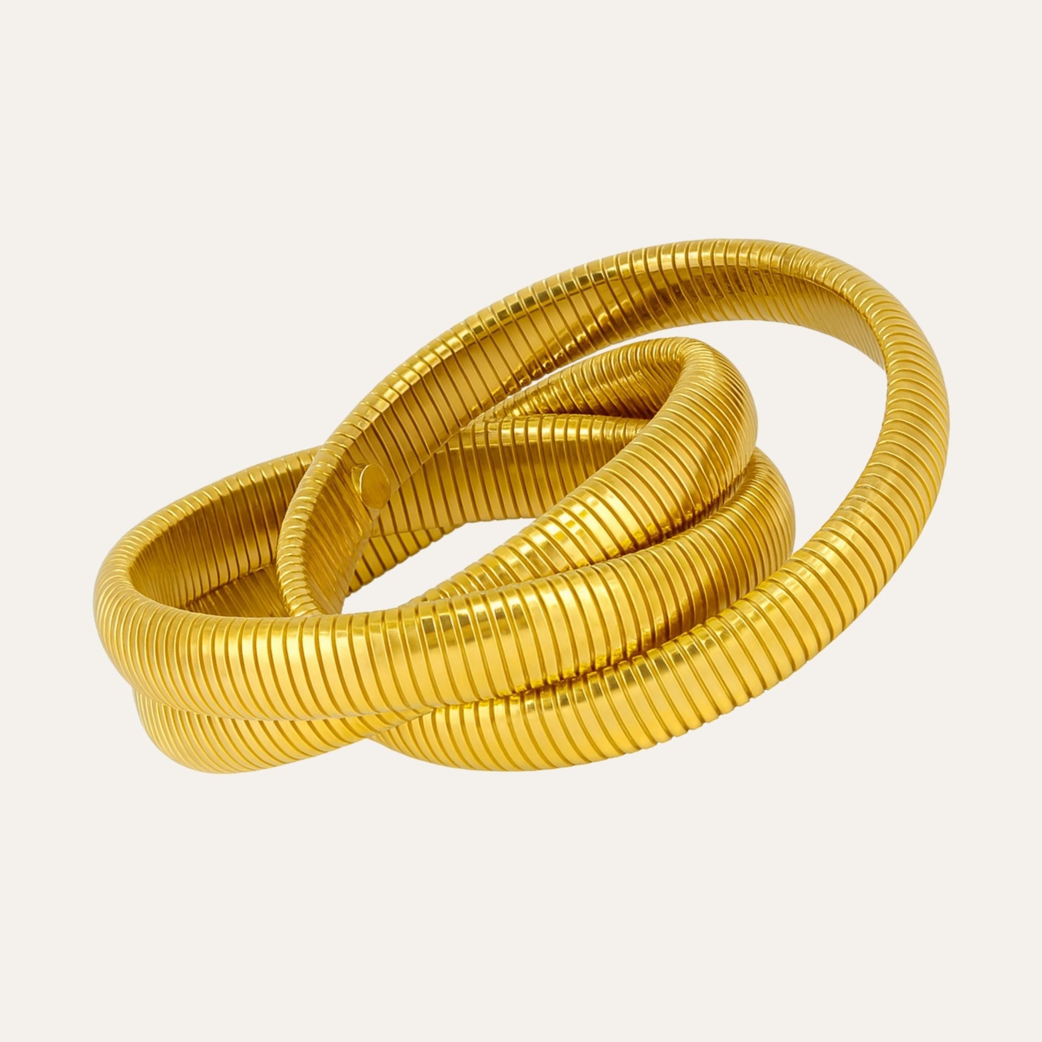 Bold Coiled Bangle