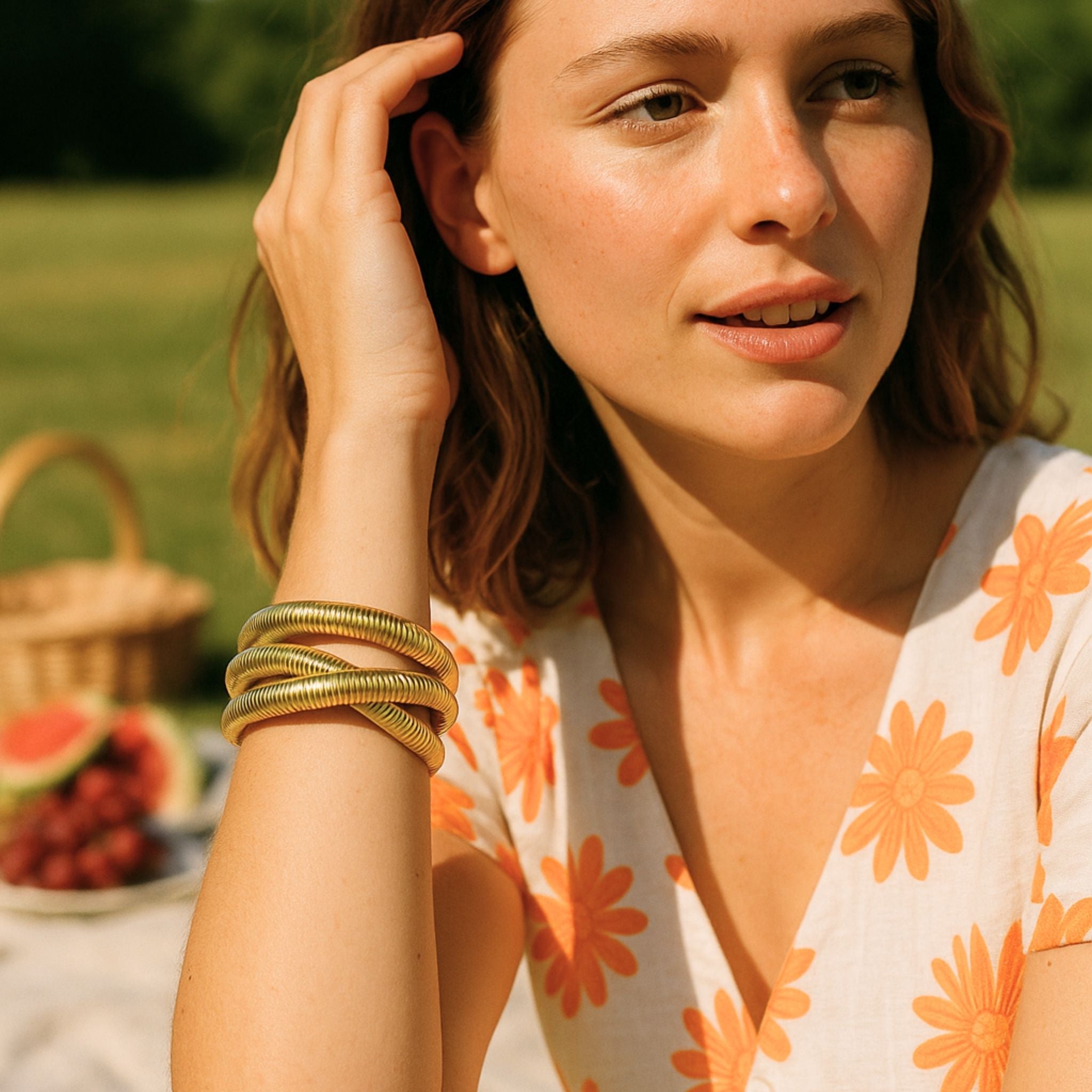 Bold Coiled Bangle
