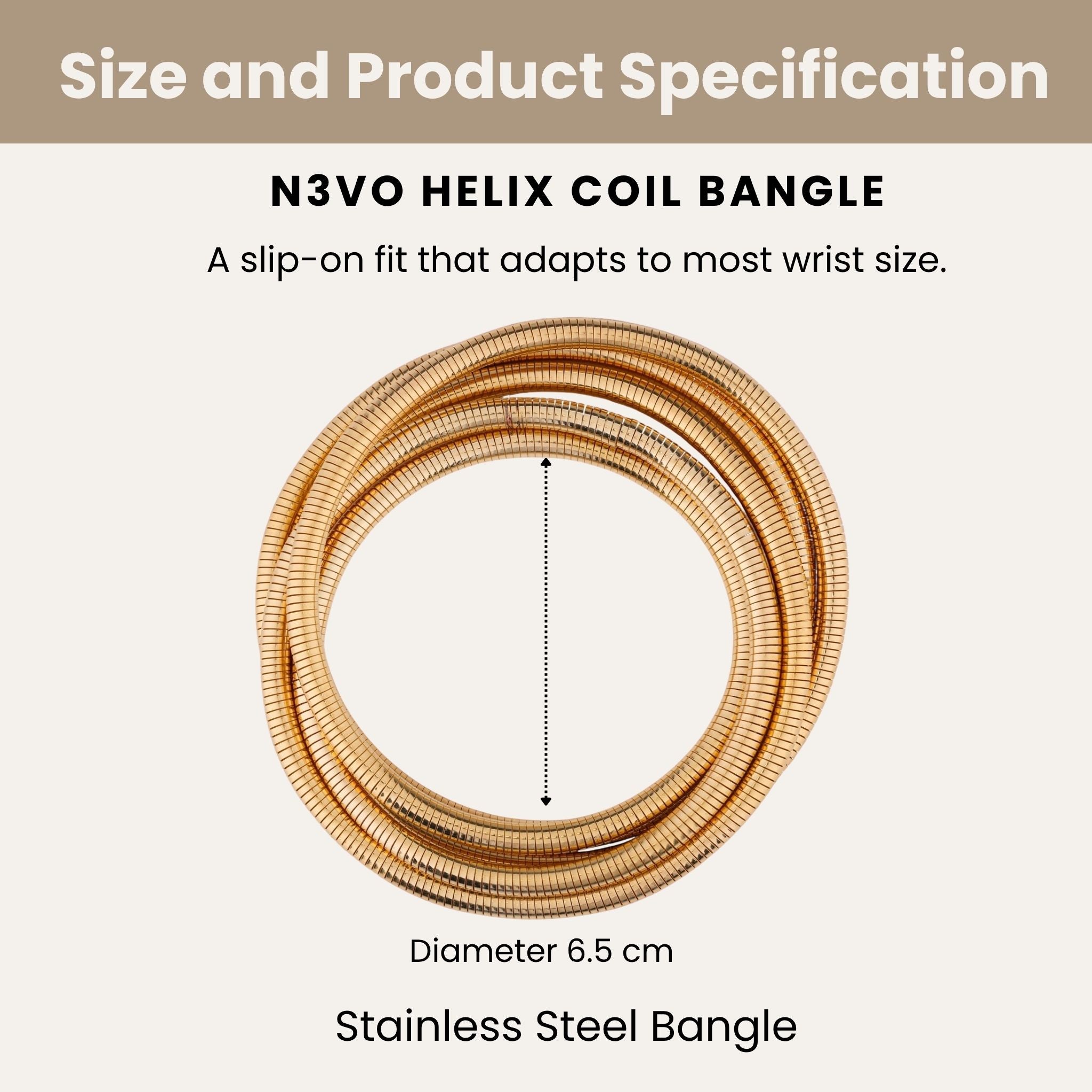 Helix Coil Bangle