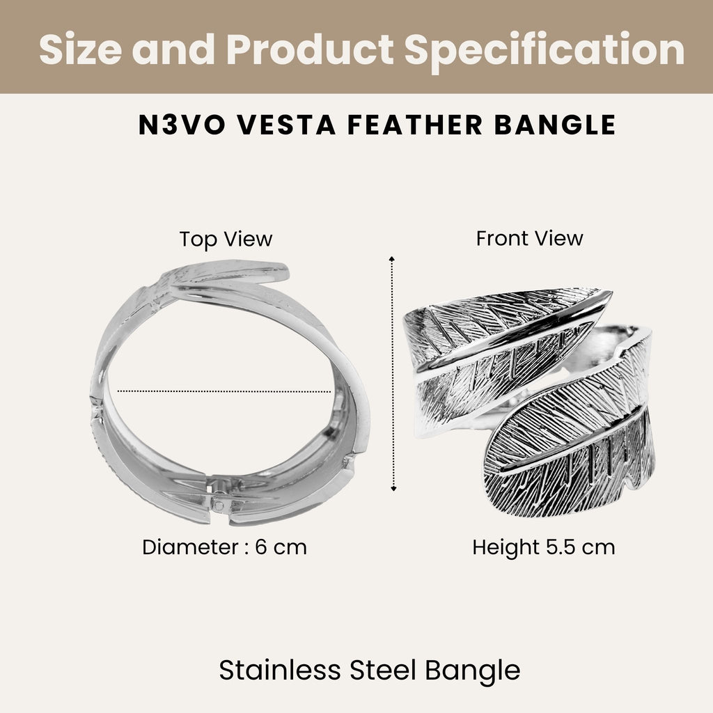 Vesta Feather Bangle