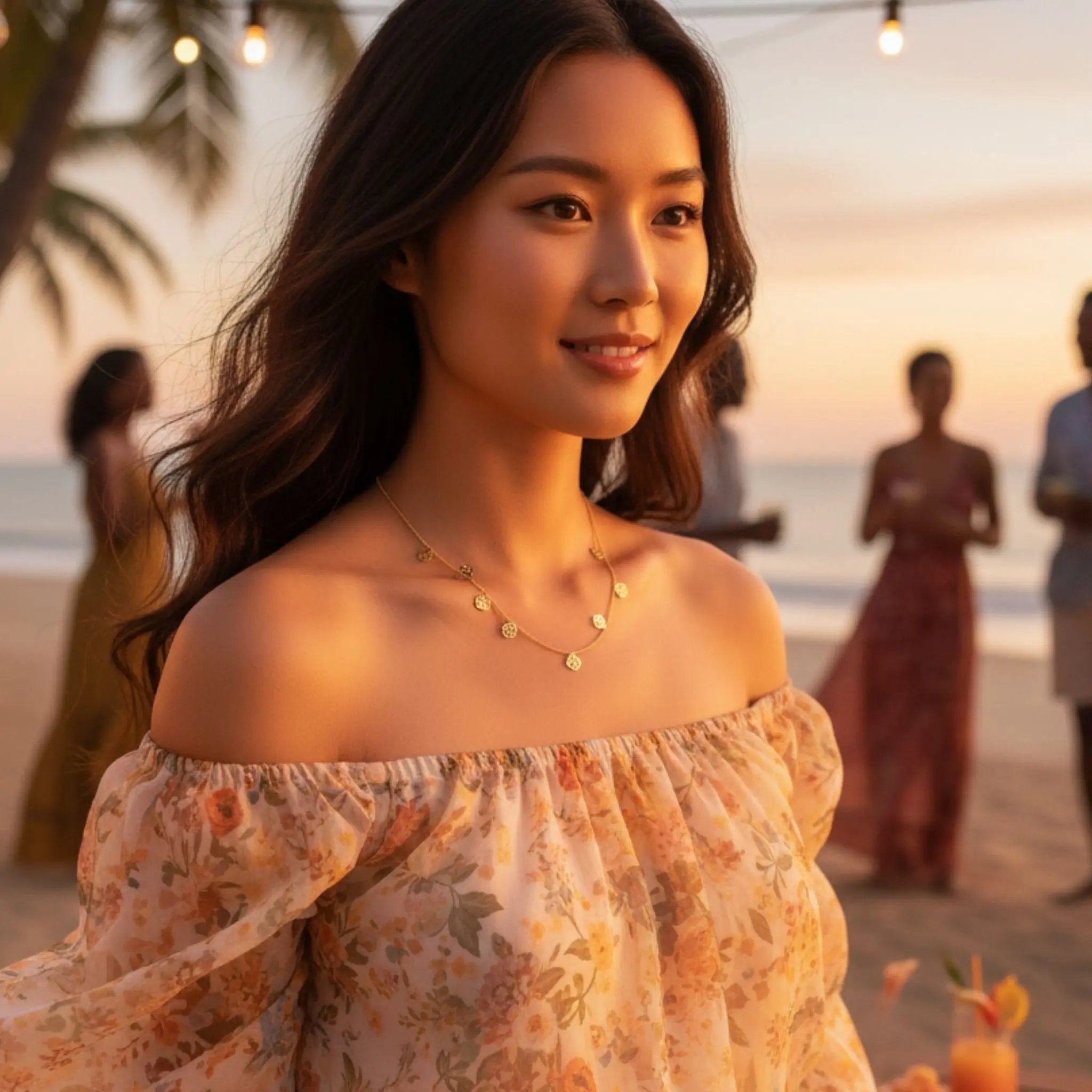 Rosette Whisper Necklace N3VO