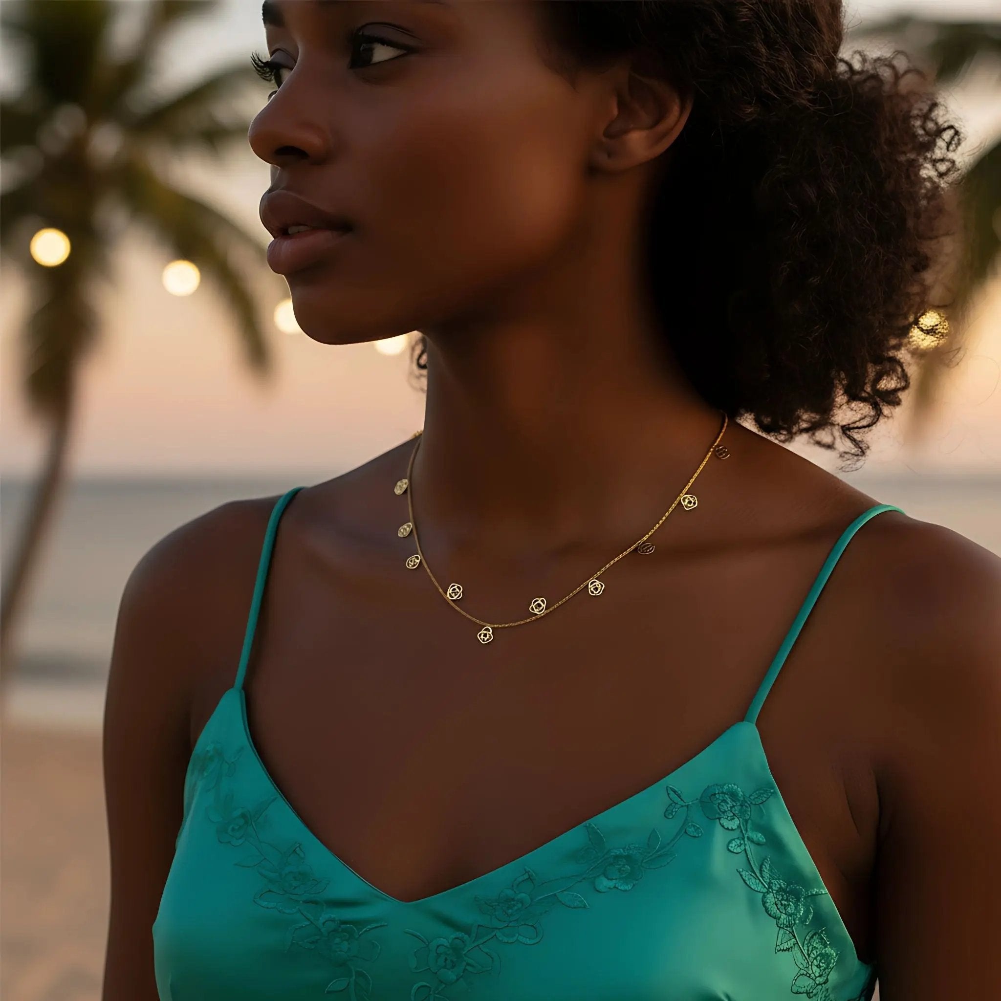 Rosette Whisper Necklace N3VO