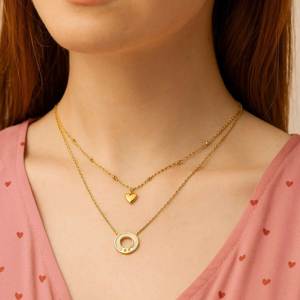 Halo Heart Necklace