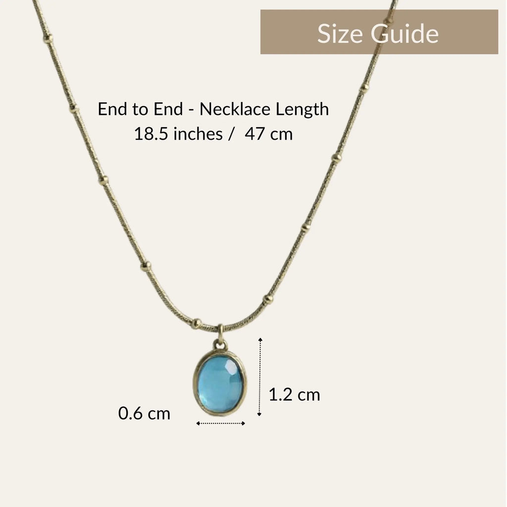 Azure Droplet Necklace N3VO