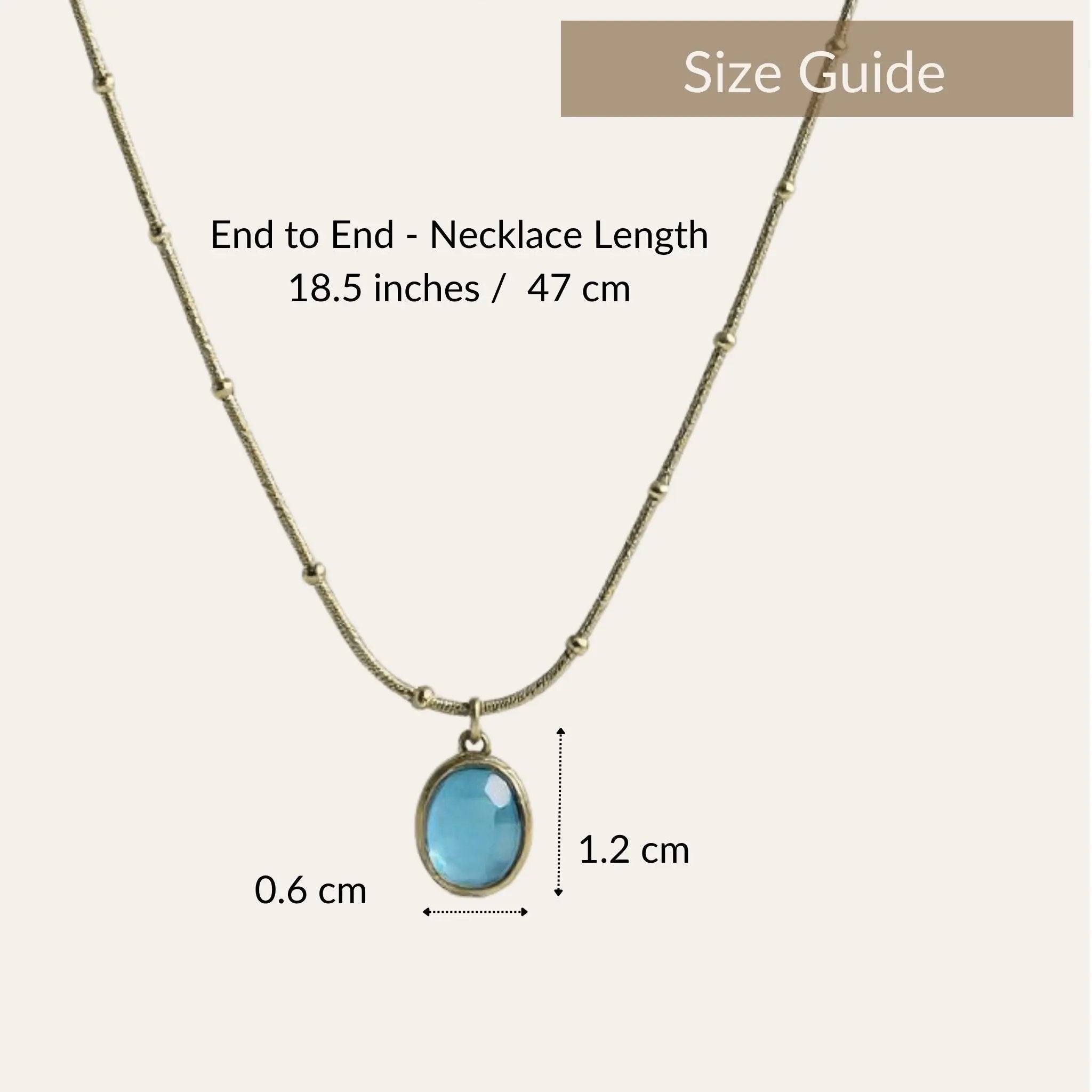 Azure Droplet Necklace N3VO