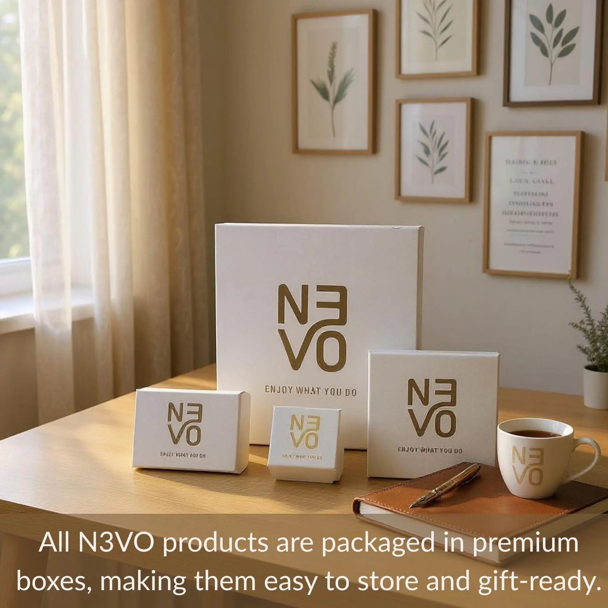 Golden Pebble Necklace N3VO