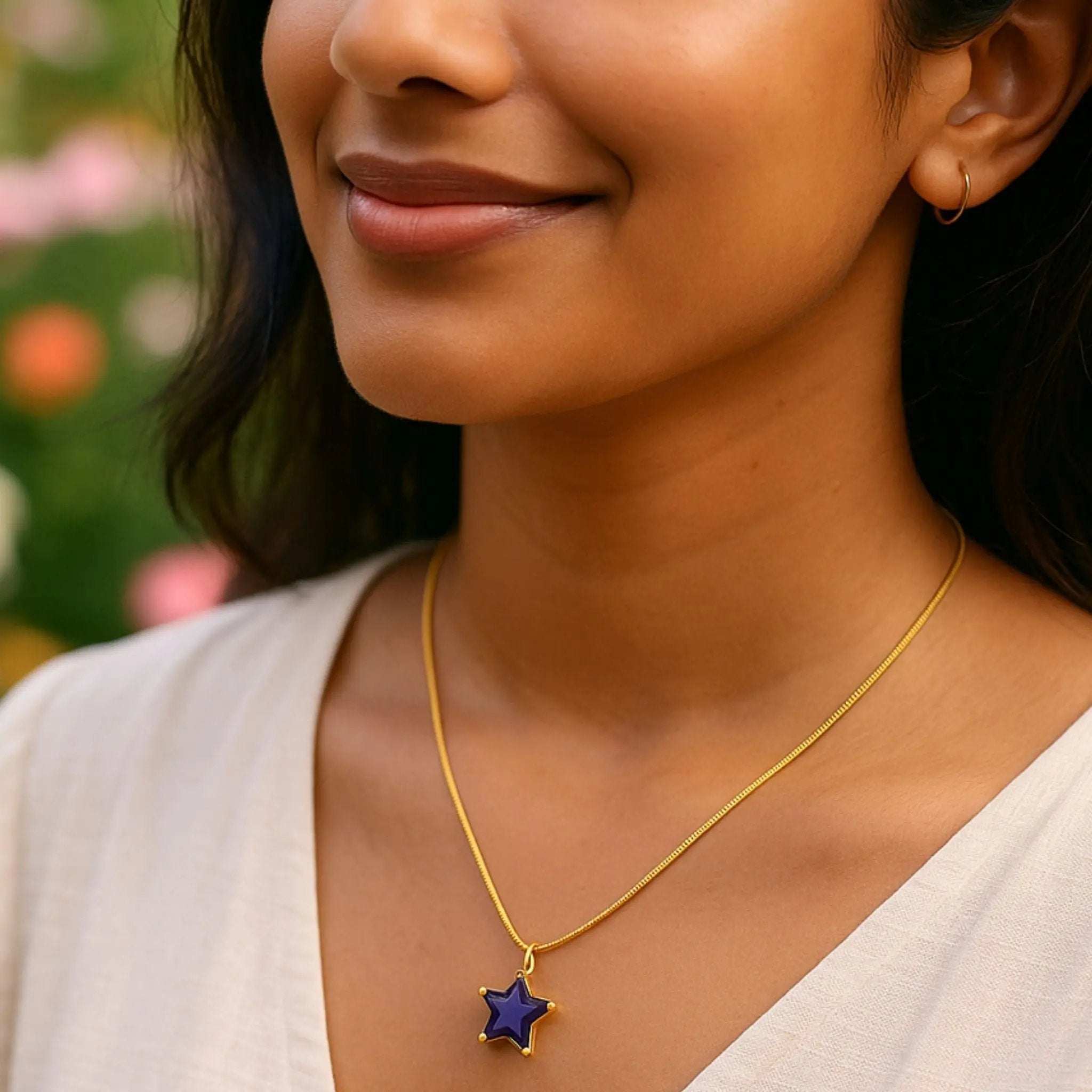 Celestial Blue Star Necklace N3VO