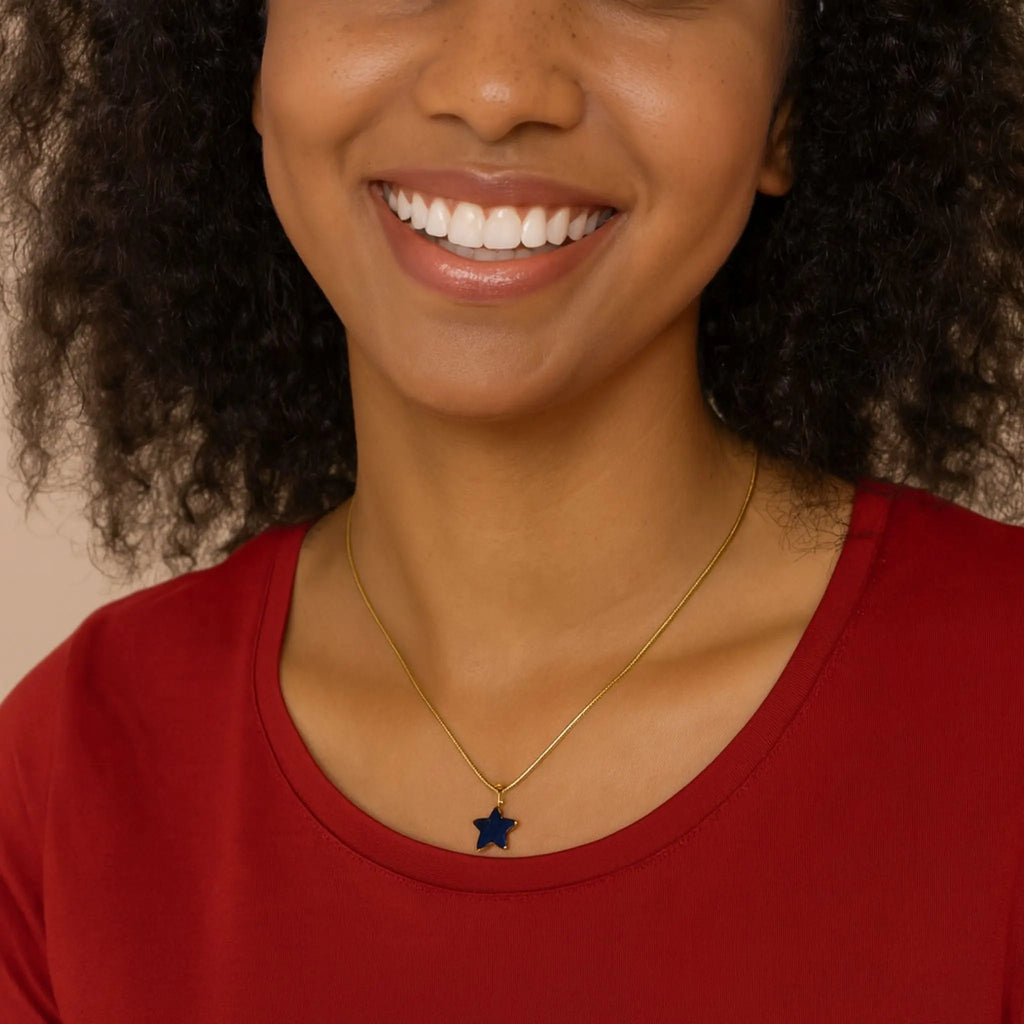 Celestial Blue Star Necklace N3VO