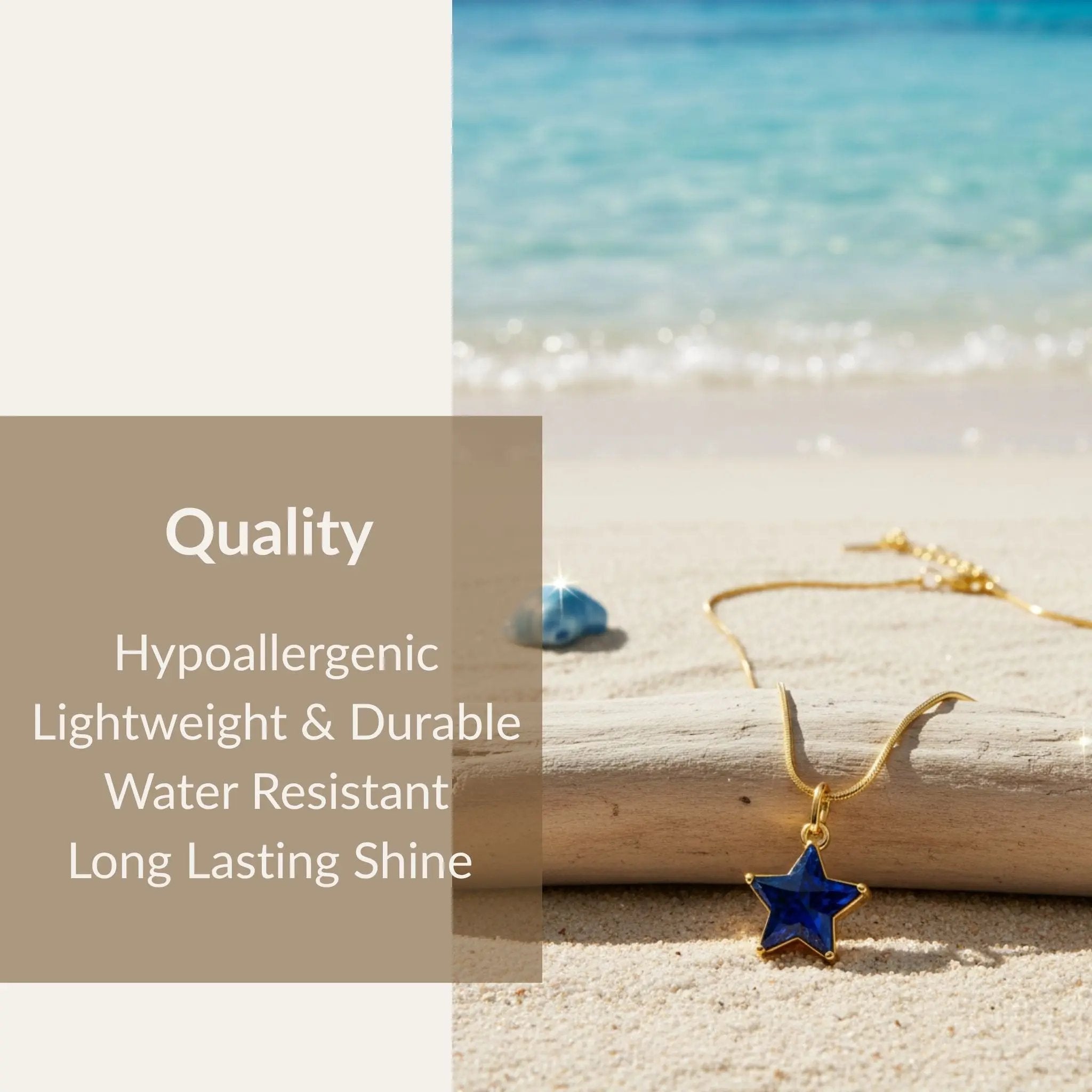 Celestial Blue Star Necklace N3VO