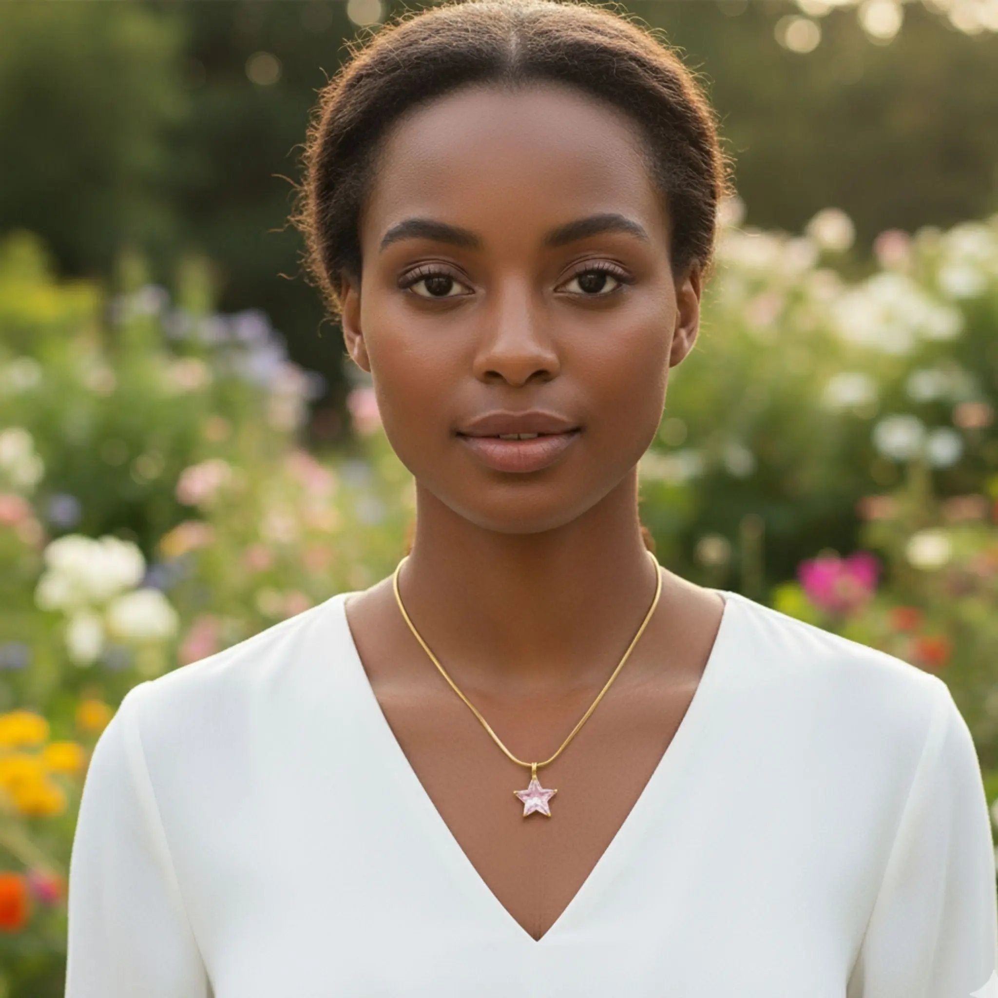 Blush Star  Necklace N3VO