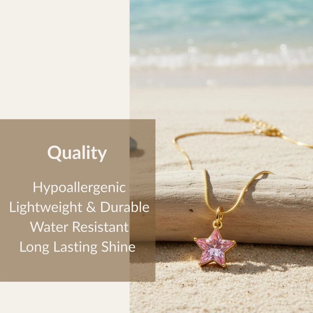 Blush Star  Necklace N3VO