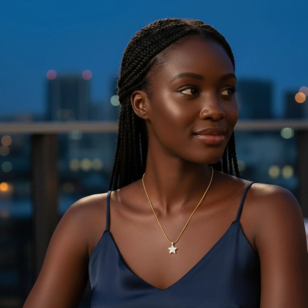 Moonbeam Star Necklace N3VO