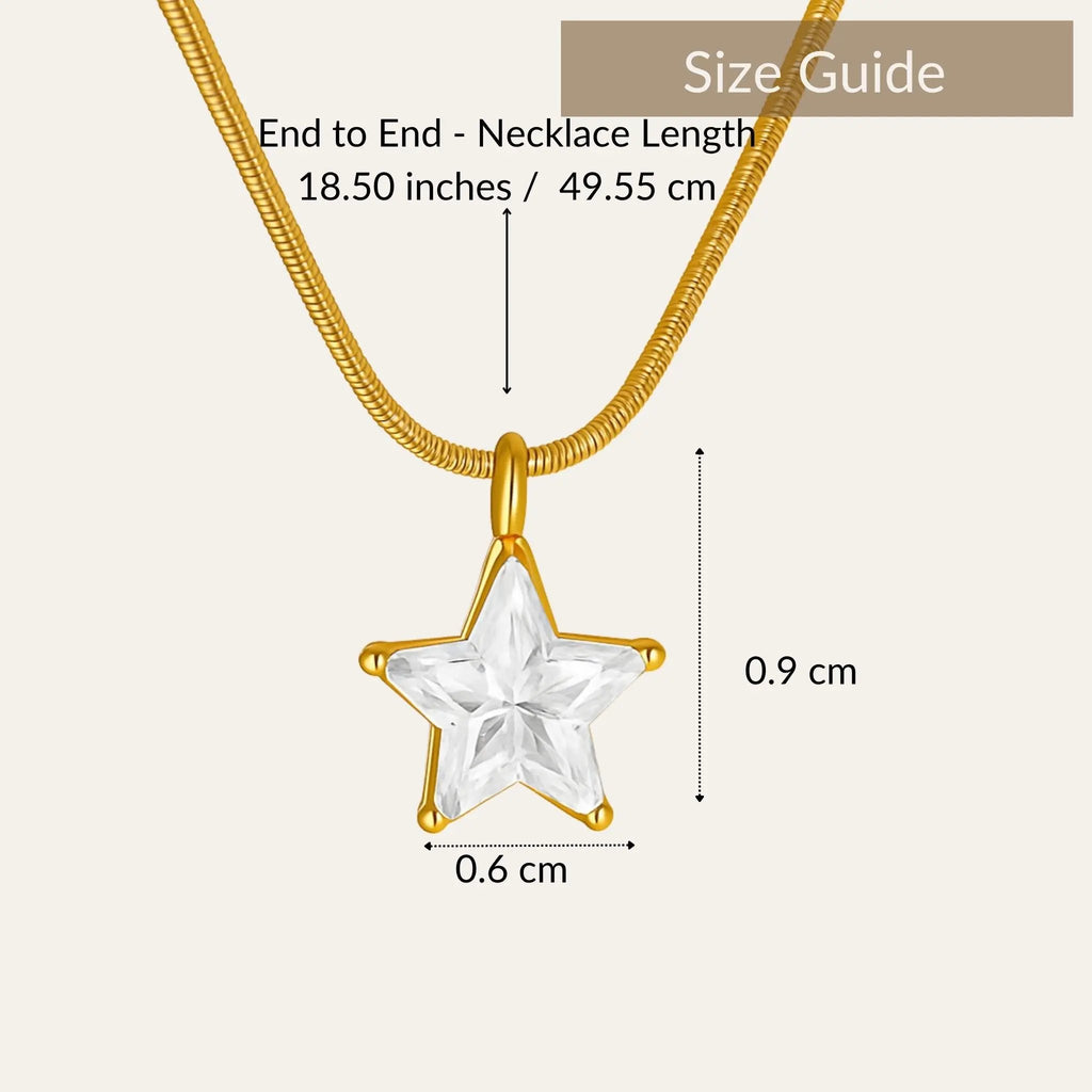 Moonbeam Star Necklace N3VO