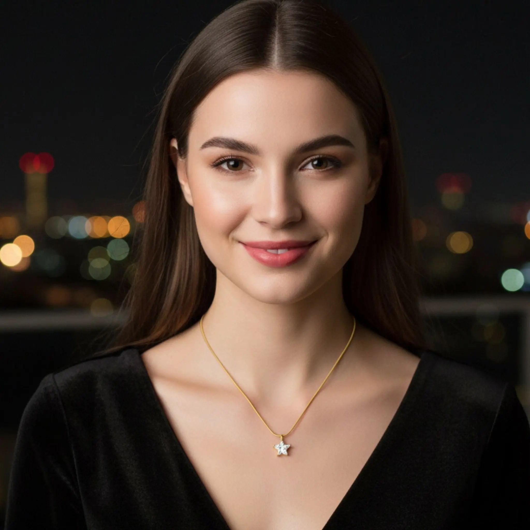 Moonbeam Star Necklace N3VO