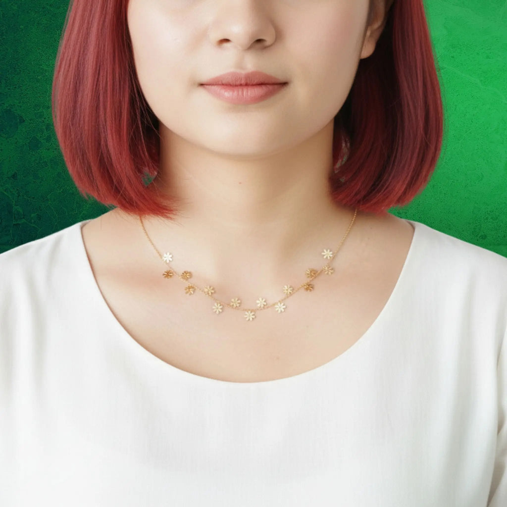 Dainty Floral Necklace N3VO