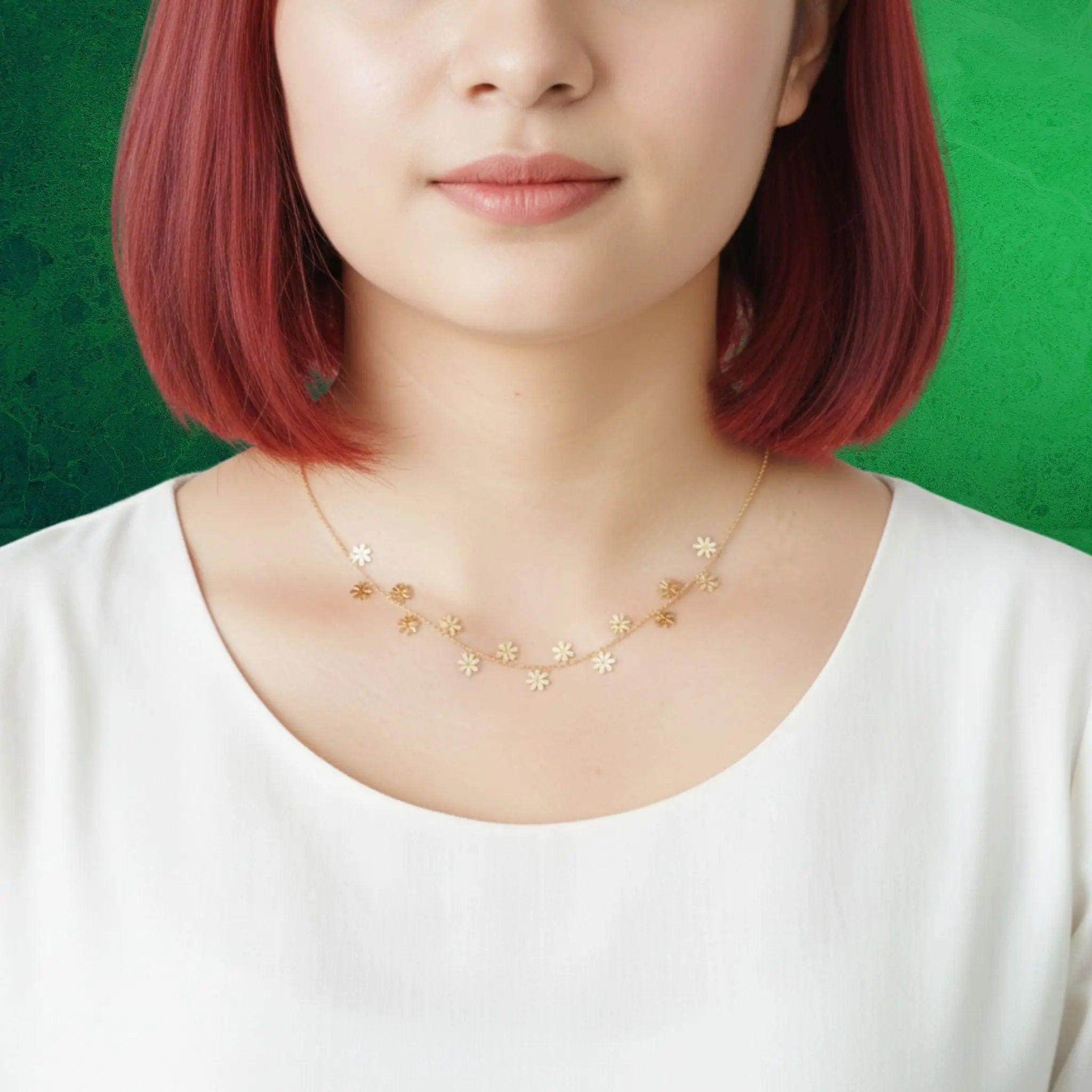 Dainty Floral Necklace N3VO