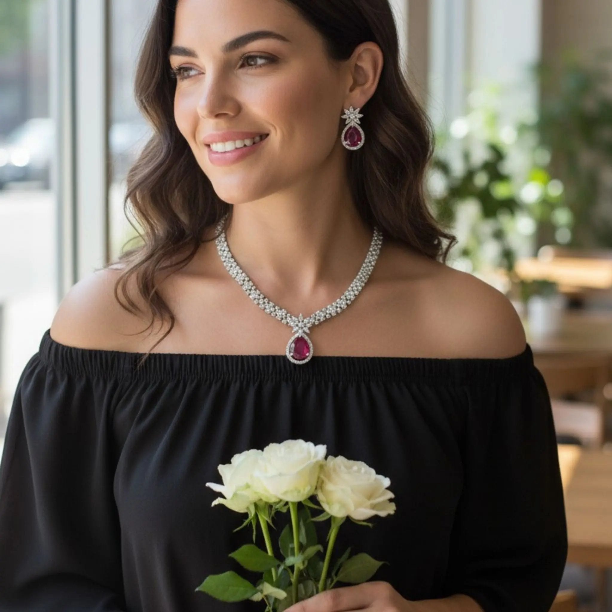 Crimson Star Jewelry Set N3VO