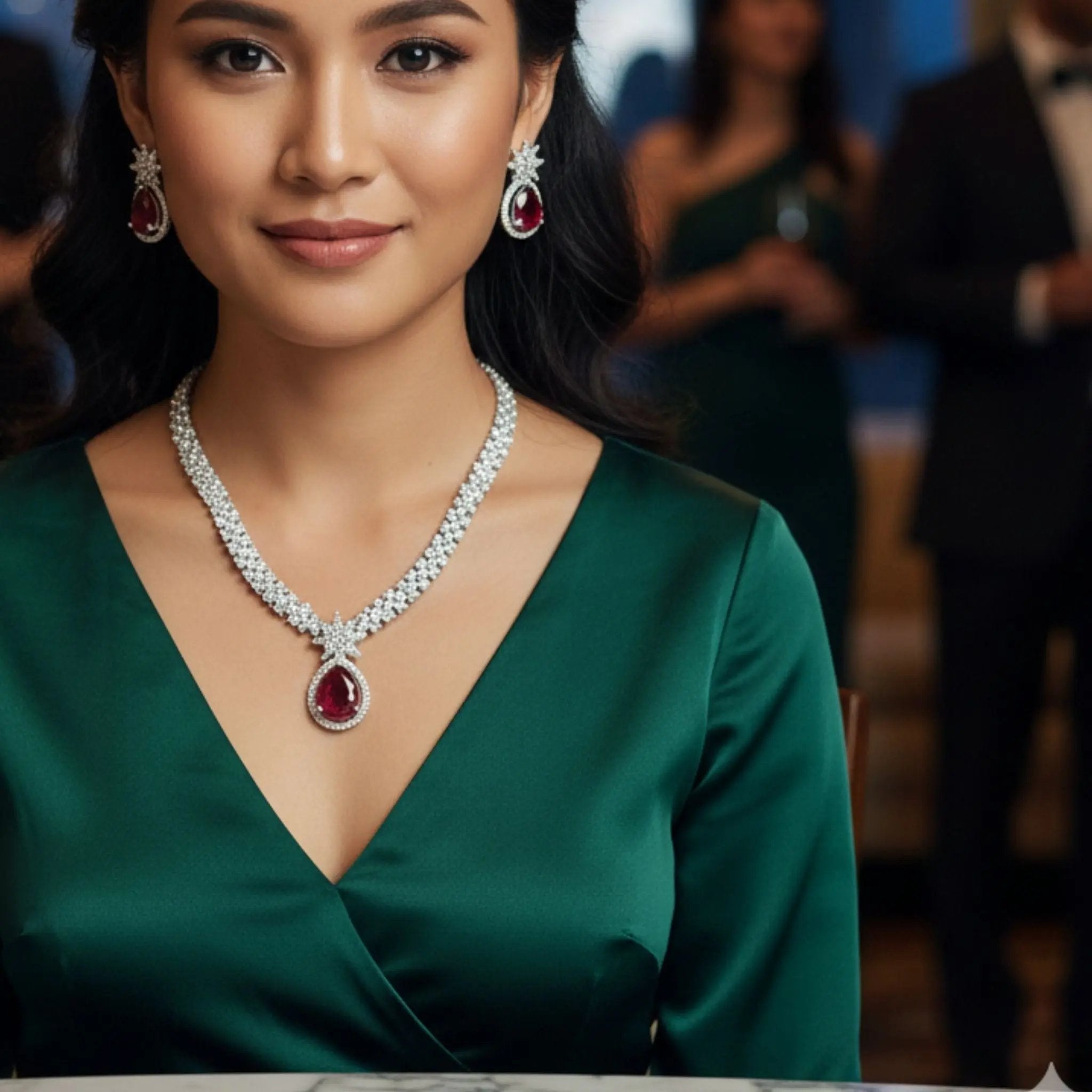 Crimson Star Jewelry Set N3VO