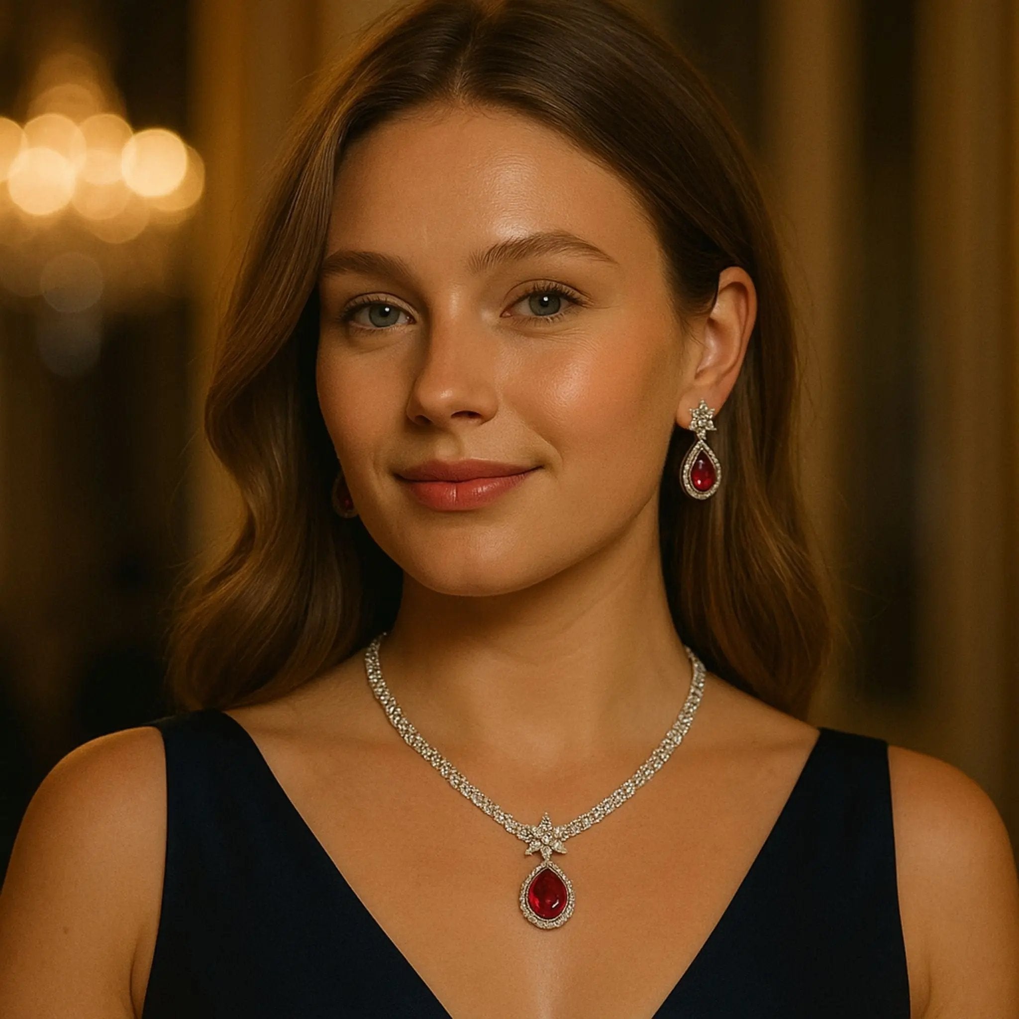 Crimson Star Jewelry Set N3VO