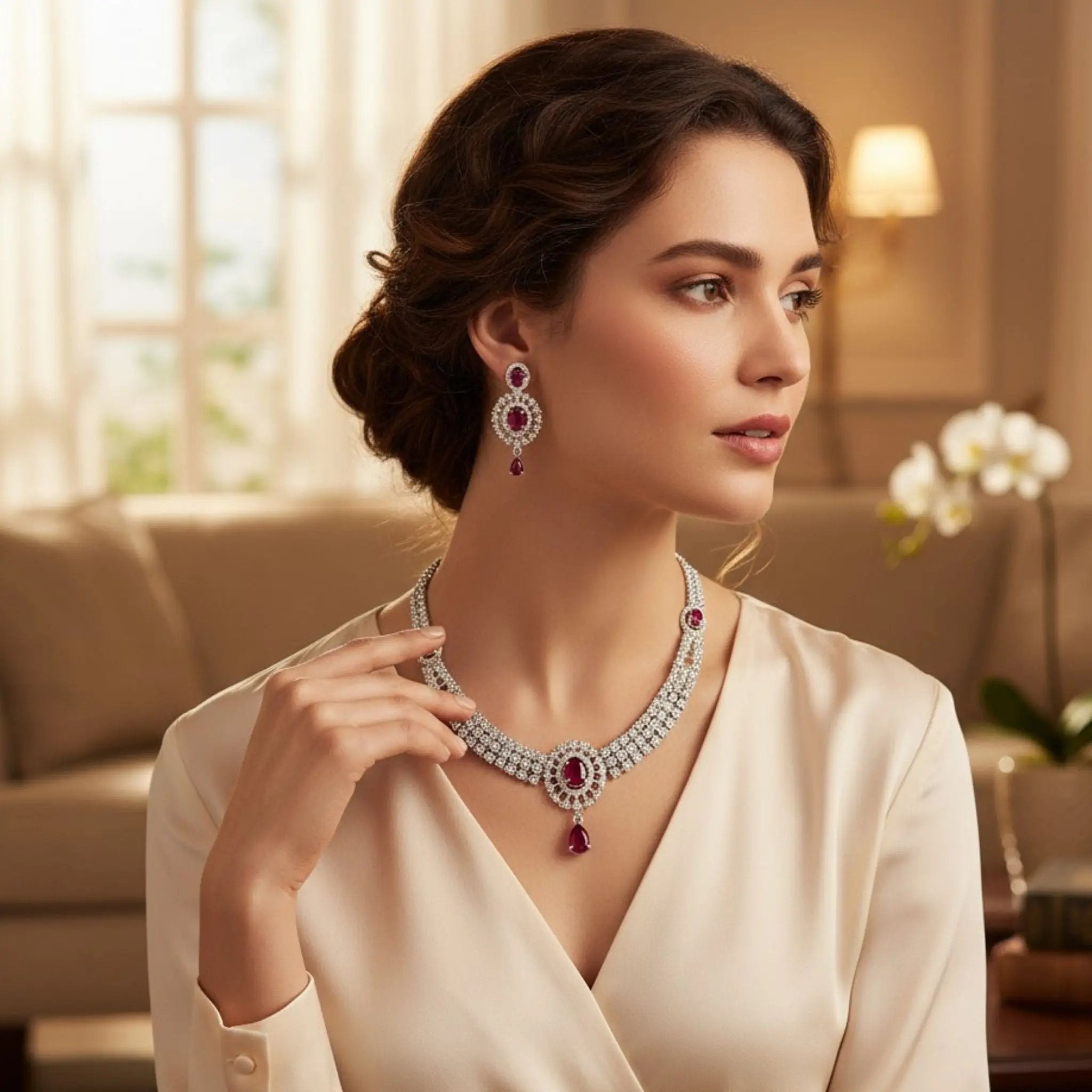 Crimson Imperial Jewelry Set N3VO