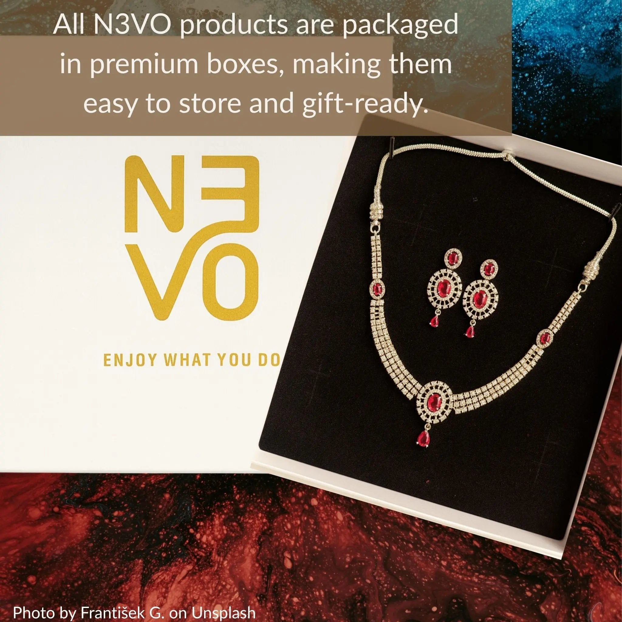 Crimson Imperial Jewelry Set N3VO