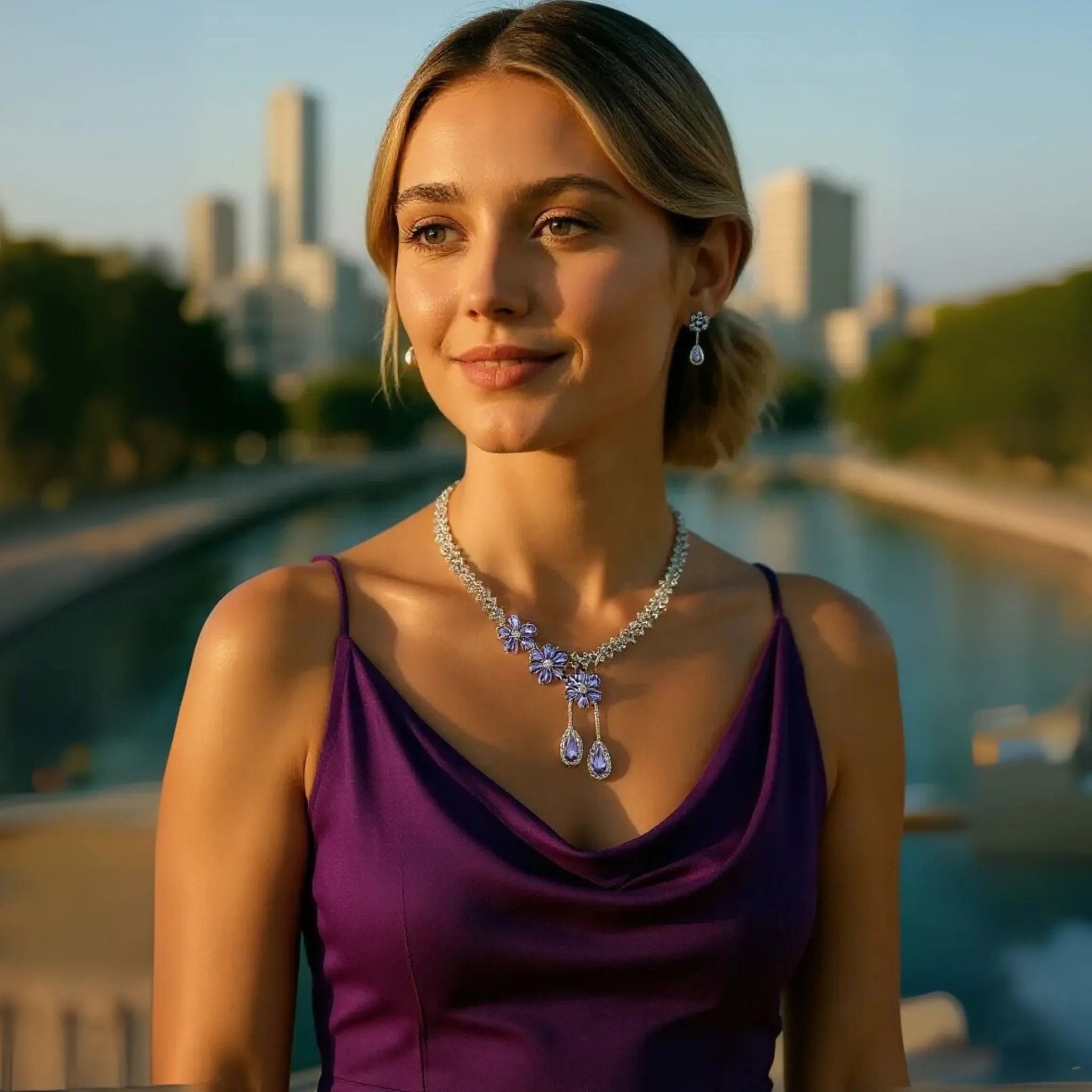 Orchid Violetta Jewelry Set N3VO