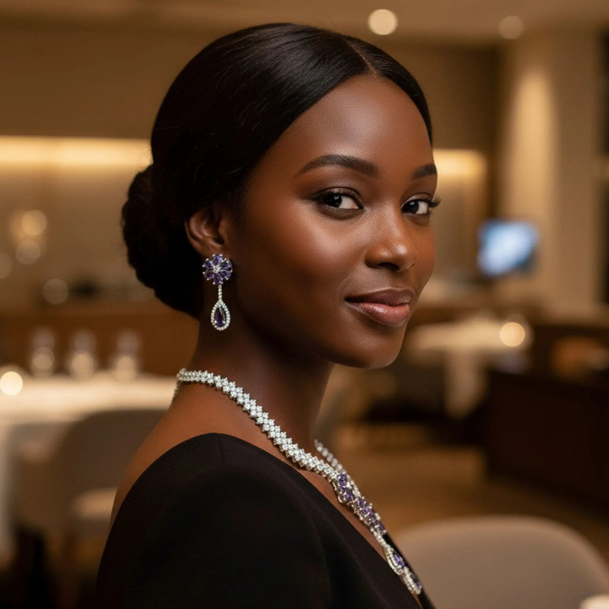 Orchid Violetta Jewelry Set N3VO