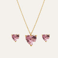 Rosé Heart Set
