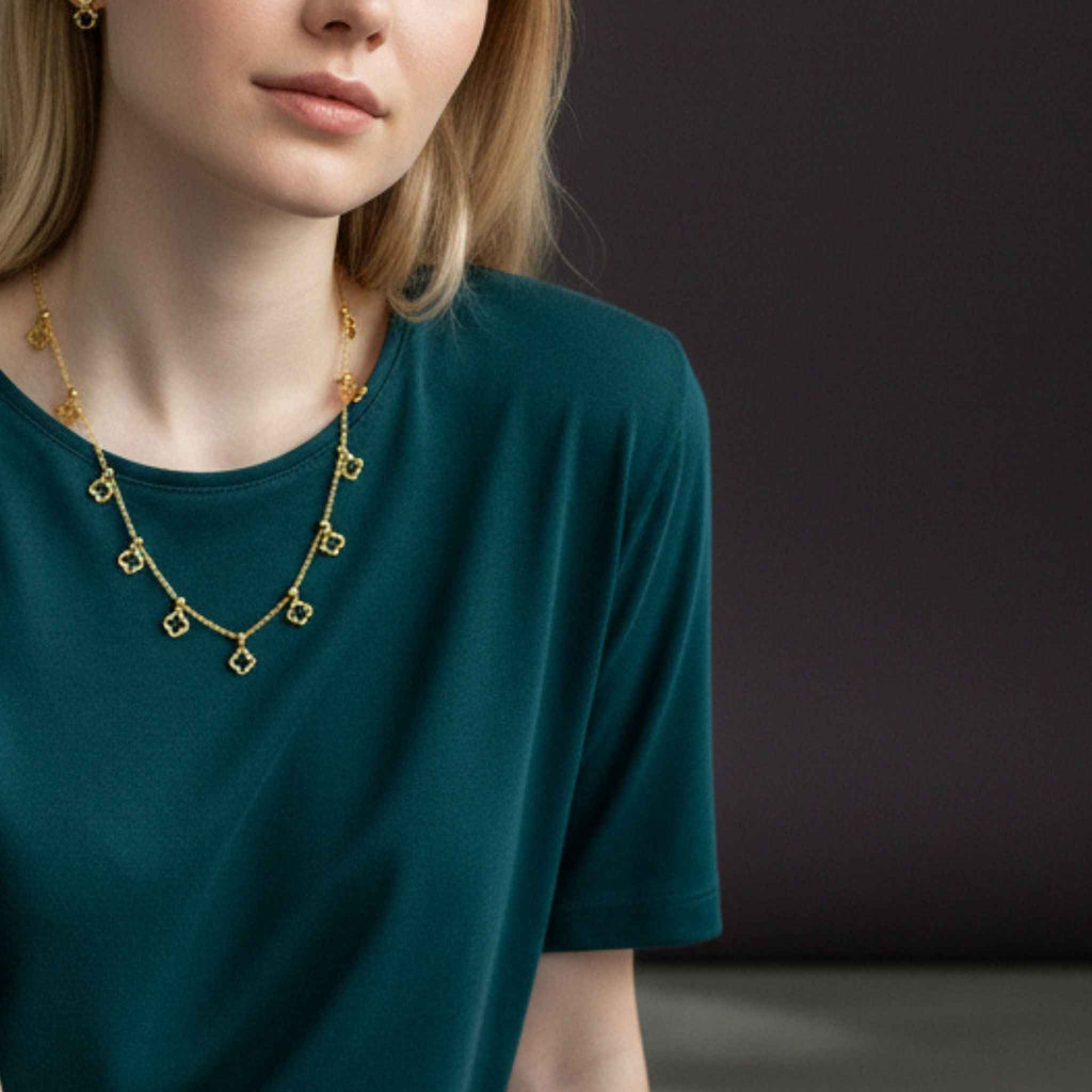Nyra Clover Necklace